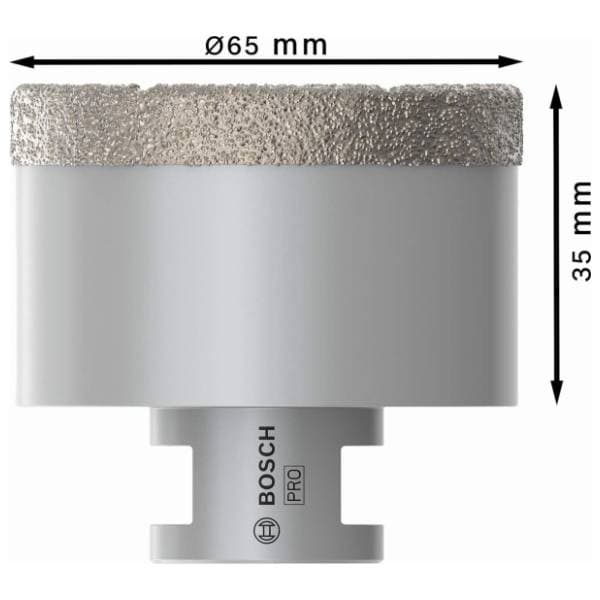 BOSCH 65x35x22.23 mm M14 2608587129 dijamantska kruna 0