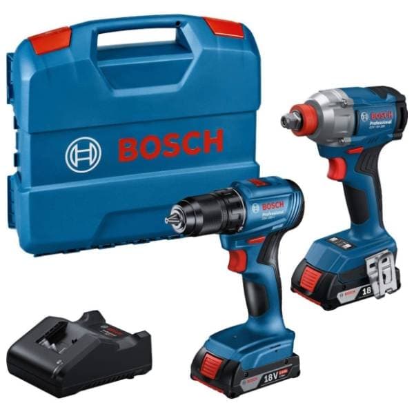 BOSCH GDX 18V-285 + GSR 185-LI 06019N2123 aku set 0