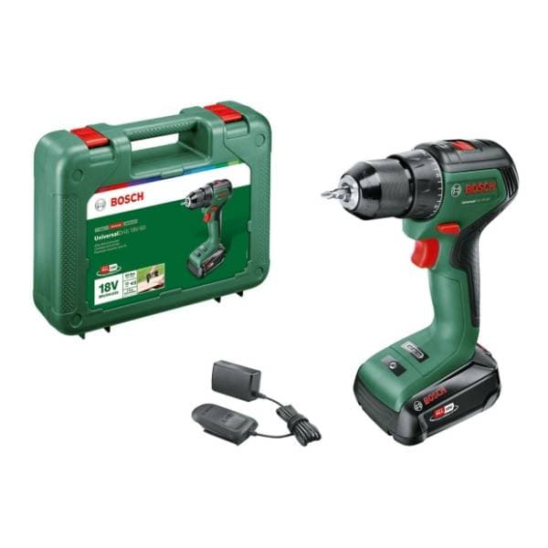 BOSCH UniversalDrill 18V-60 06039D7001 aku bušilica 0