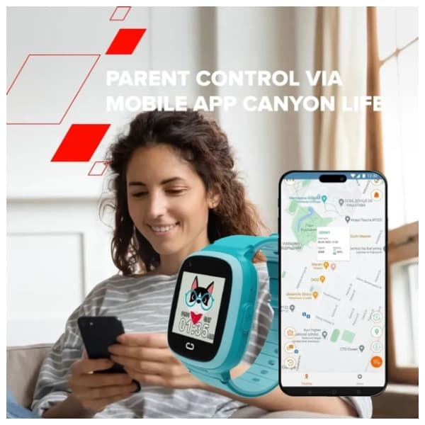 CANYON Sunny KW-48 (CNE-KW48YG) zeleni pametni sat za decu 12