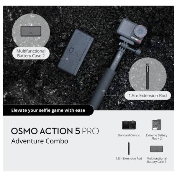 DJI Osmo Action 5 Pro Adventure Combo akciona kamera 6