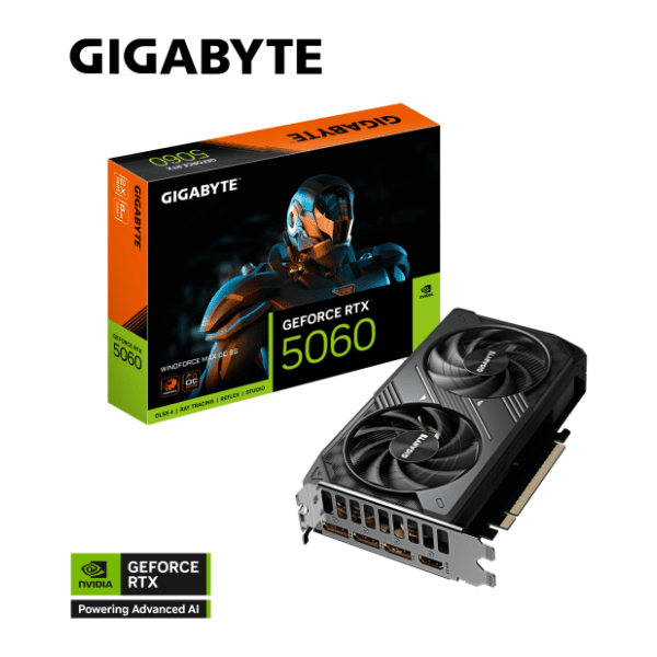 GIGABYTE GeForce RTX 5060 WINDFORCE MAX OC 8GB GDDR7 128-bit grafička kartica 10