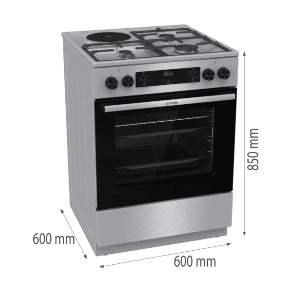 GORENJE kombinovani šporet GK6C62XC 5