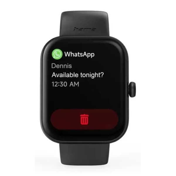 HAMA 5000 1.65" LCD Black pametni sat 1