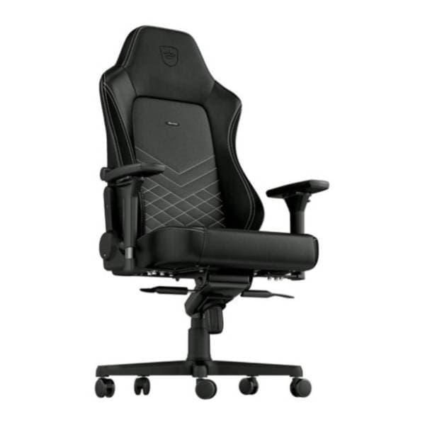 NOBLECHAIRS Hero crno/platinum bela gejmerska stolica 2