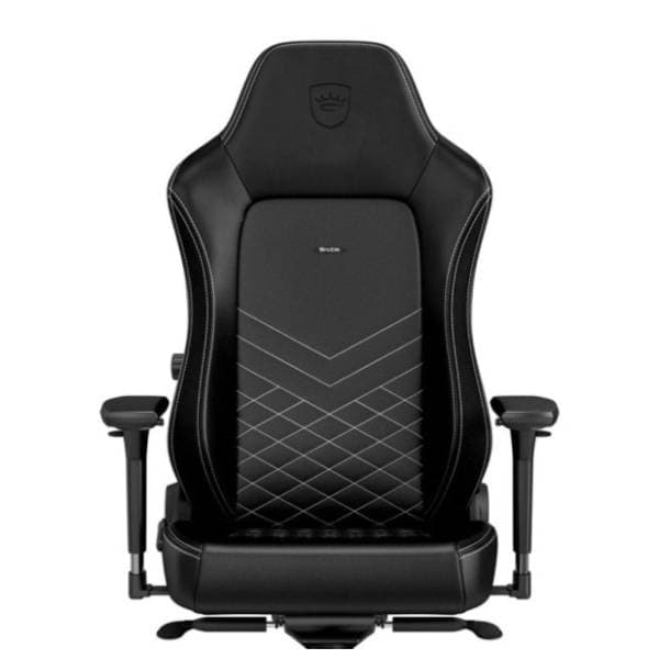 NOBLECHAIRS Hero crno/platinum bela gejmerska stolica 3