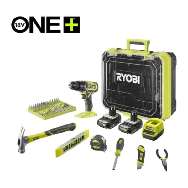 RYOBI RDD18-2C20TAH set alata u koferu 0