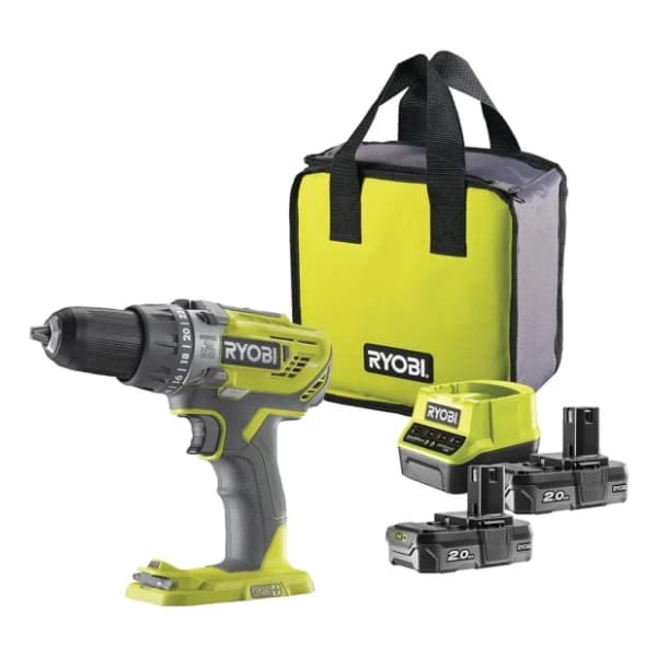 RYOBI RDD18C-220S set udarna bušilica, 2 baterije i punjač 0