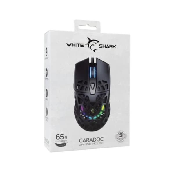 WHITE SHARK miš GM 5018 Caradoc Black 6