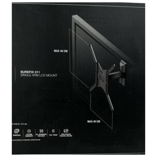 Zidni nosač za TV SONOROUS Surefix 511 2