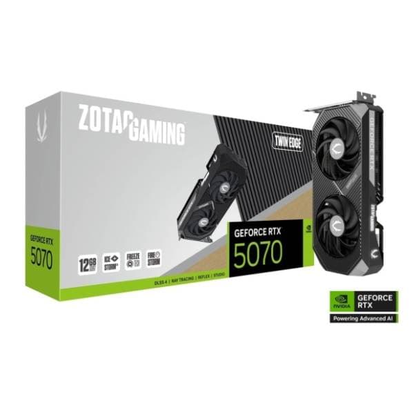 ZOTAC nVidia GeForce RTX 5070 GAMING Twin Edge 12GB GDDR7 192-bit grafička kartica 0