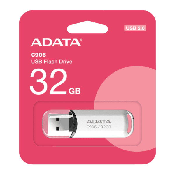 A-DATA USB flash memorija 64GB C906 2.0 bela 3