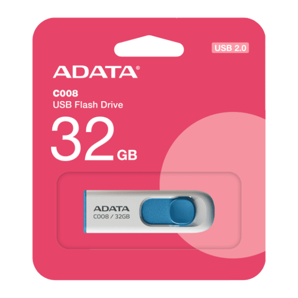 A-DATA USB flash memorija 32GB AC008-32G-RWE plavo-bela 1