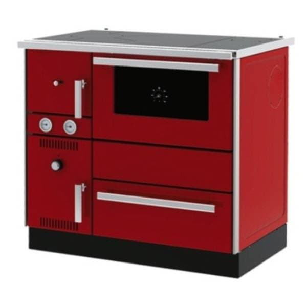 ALFA PLAM šporet na čvrsto gorivo Term 20 NR Eco crveni desni 0