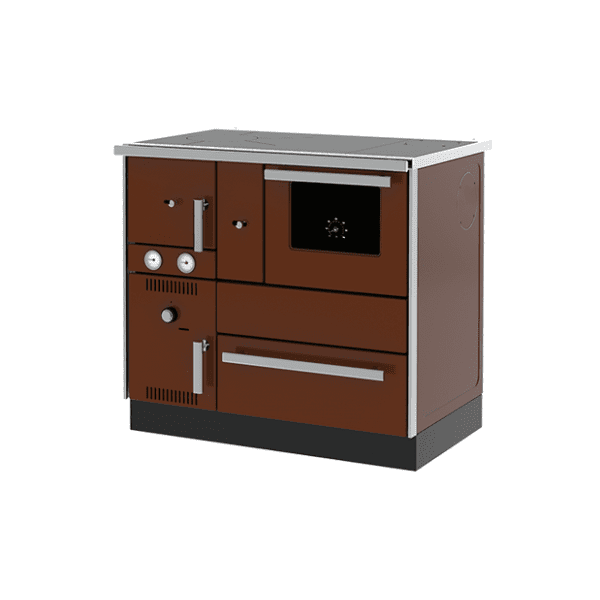 ALFA PLAM šporet na čvrsto gorivo TERM 27 NR ECO braon desni 0