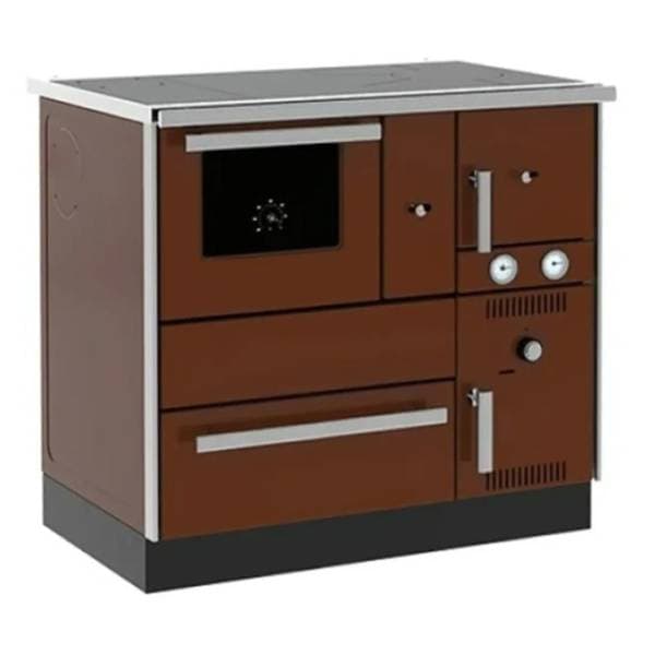 ALFA PLAM šporet na čvrsto gorivo Term 27 NR ECO braon levi 0