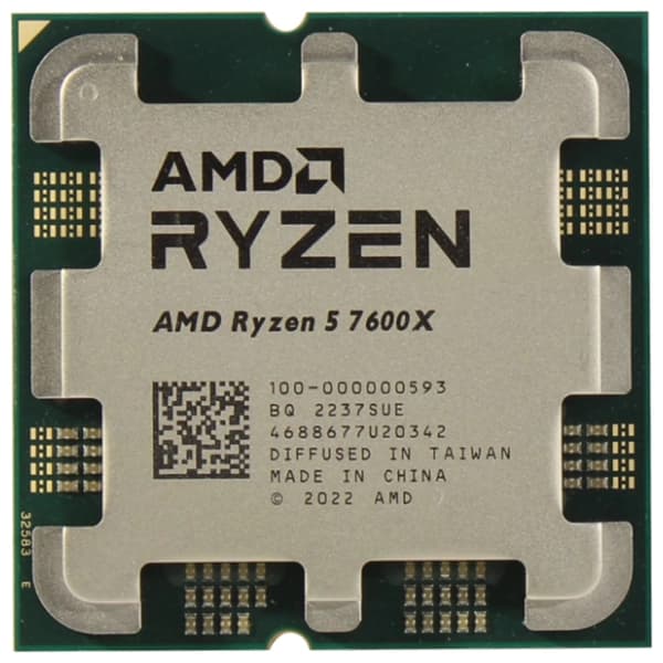 AMD Ryzen 5 7600X 6-Core 4.70 GHz (5.30 GHz) procesor Tray L 0
