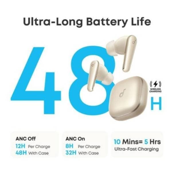 ANKER slušalice Soundcore Liberty 5 TWS ANC BT zlatne 2