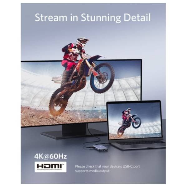 ANKER USB Hub 8-in-1 USB-C Data Hub crni 7