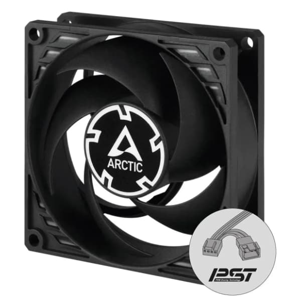 ARCTIC P8 PWM PST Black ventilator za PC (ACFAN00151A) 3