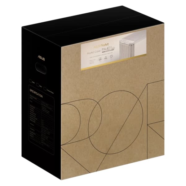 ASUS kućište PROART PA401 WOOD Mesh PWM bež 10