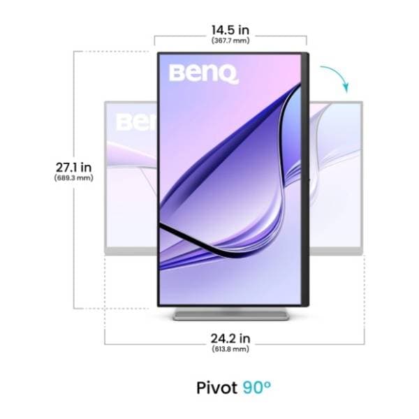 BENQ monitor 27" IPS MA270U MOBIUZ (Nano Matte za MacBook) 7