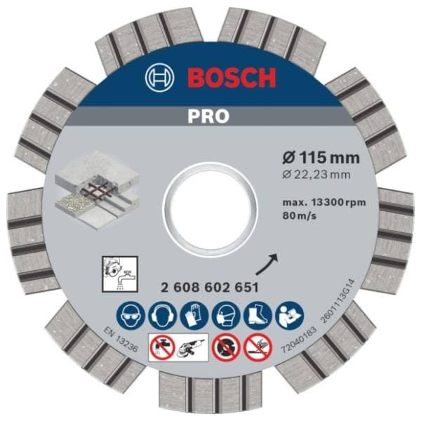 BOSCH 115x2.2 mm 2608602651 dijamantska rezna ploča 0