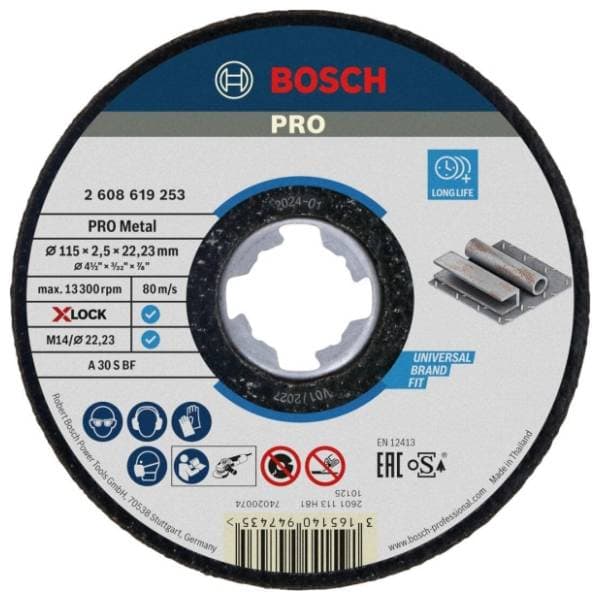 BOSCH 115x2.5 mm A 30 S BF oSa ravna (2608619253) rezna ploča 0