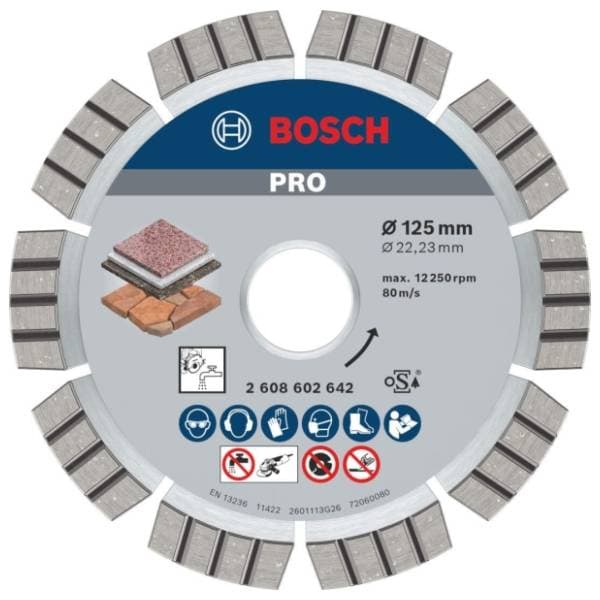 BOSCH 125x2.2 mm 2608602642 dijamantska rezna ploča 0