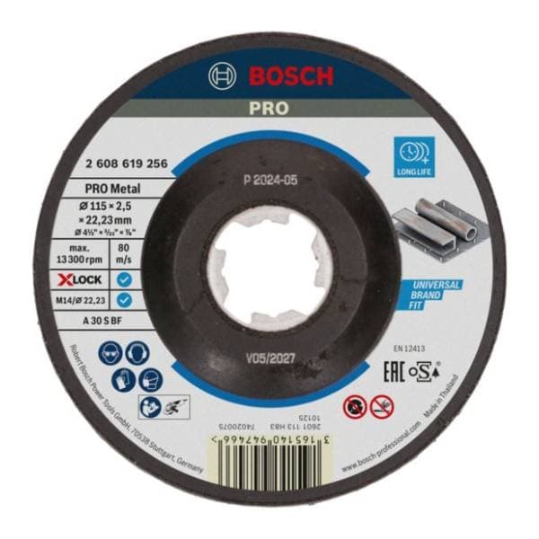 BOSCH 125x2.5 mm A 30 S BF oSa ravna 2608619256 rezna ploča 0