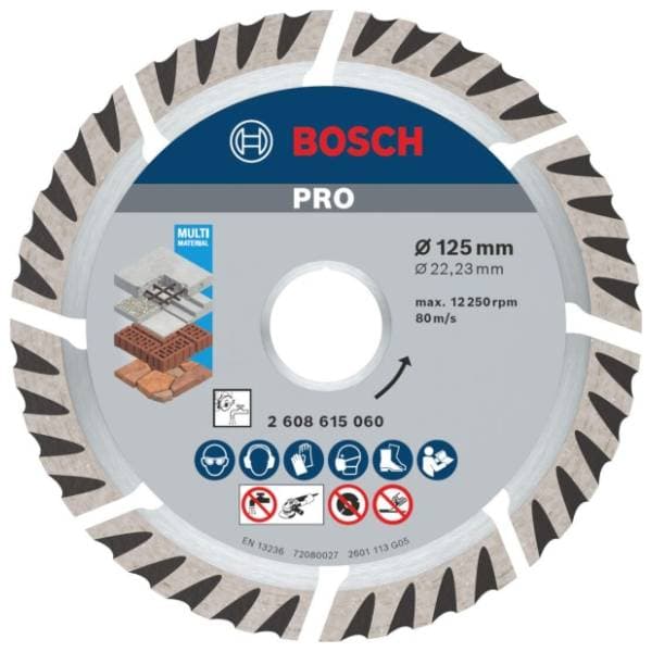 BOSCH 125x22.23x2x10mm 2608615060 dijamantska rezna ploča 0