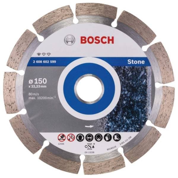 BOSCH 150 x 22,23 x 2 x 10 mm 2608602599 Stone dijamantska rezna ploča 0