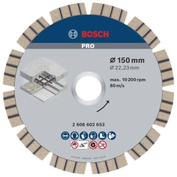 BOSCH 150x2.4 mm 2608602653 dijamantska rezna ploča 0