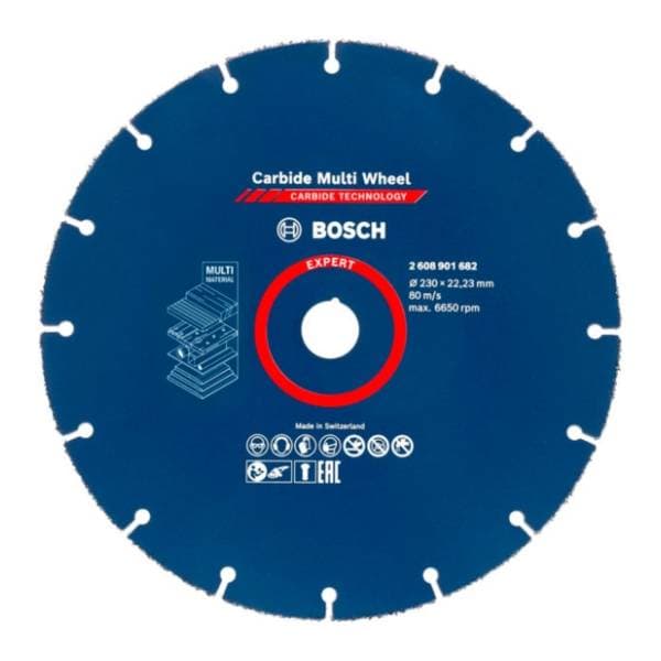 BOSCH 230m Expert Carbide Multi Wheel 2608901682 rezna ploča 0
