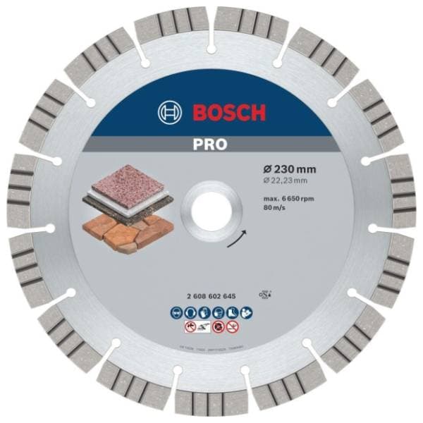 BOSCH 230x2.4 mm 2608602645 PRO Stone dijamantska rezna ploča 0