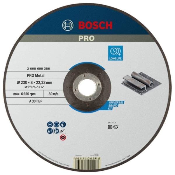 BOSCH 230x8 mm A 30 T BF oSa 2608600386 brusna ploča 0