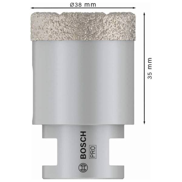 BOSCH 38x35x22.23 mm M14 2608587122 PRO dijamantska kruna 0