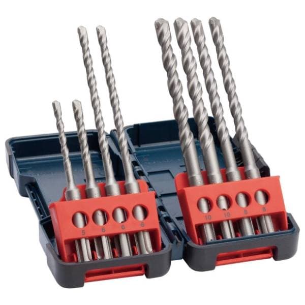 BOSCH 8-delni set hamer burgija SDS plus-3, Tough Box 2607019903 0