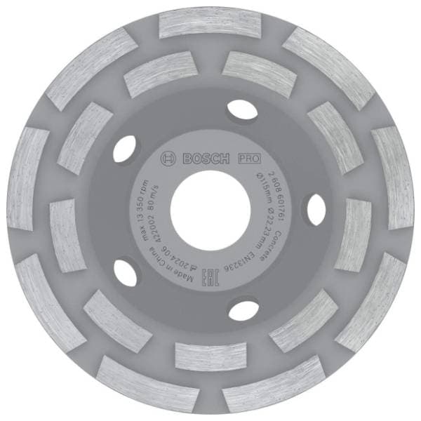 BOSCH PRO lončasta ploča za brušenje betona 115 mm 2608601761 0