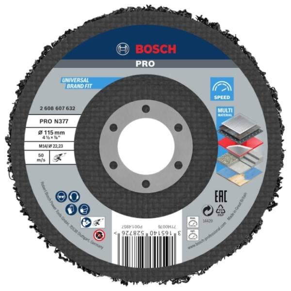 BOSCH PRO N377 X-LOCK 115 mm 2608607632 disk za čišćenje 0
