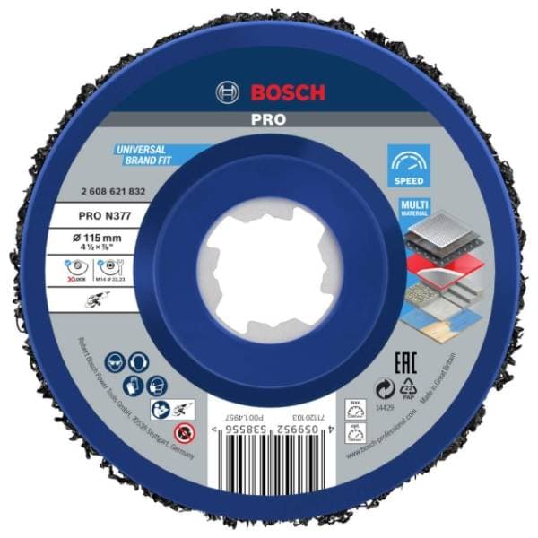 BOSCH PRO N377 X-LOCK 115 mm 2608621832 disk za čišćenje 0