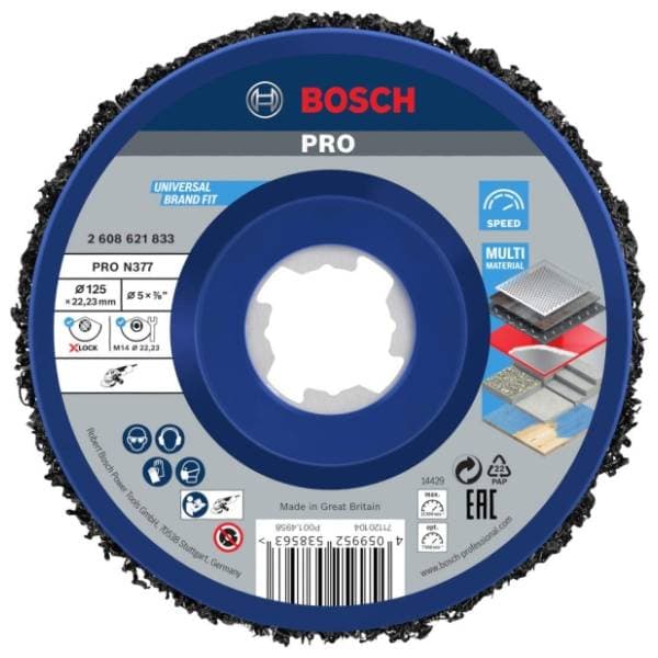 BOSCH PRO N377 X-LOCK 125 mm 2608621833 disk za čišćenje 0