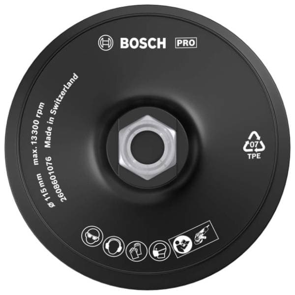 BOSCH PRO nosač brusnog papira 115 mm M14 Velcro 2608601076 0