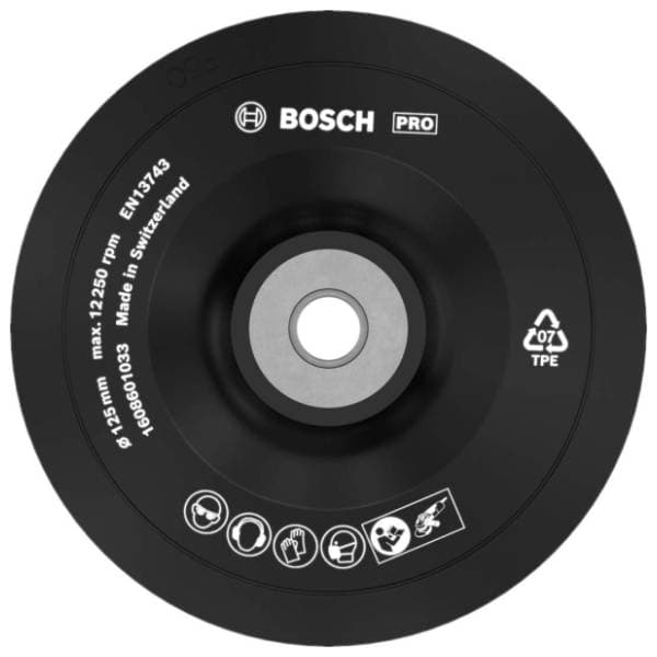 BOSCH PRO nosač brusnog papira meki 125 mm M14 (1608601033) 0