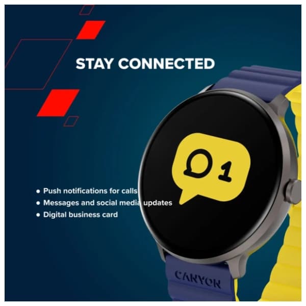 CANYON Jacky SW-69 Blue Yellow pametni sat 6