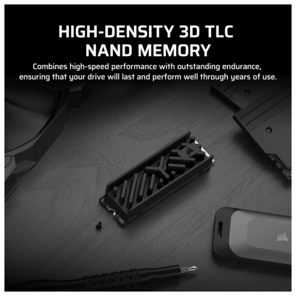 CORSAIR SSD 2TB MP700 ELITE Heatsink PCIe 5.0 7