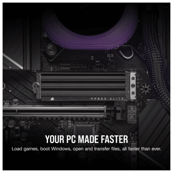 CORSAIR SSD 4TB MP600 ELITE Heatsink (CSSD-F4000GBMP600EHS) 11