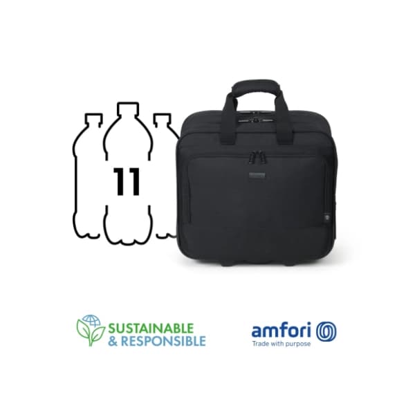 DICOTA torba za laptop Roller Eco Top Traveller Base D31985-RPET 16'' 4