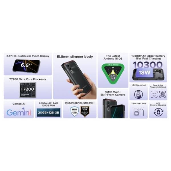 DOOGEE Blade20 4/128GB Mystic Violet 11