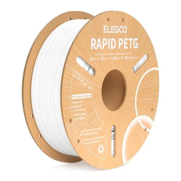 ELEGOO Rapid PETG 1,75mm 1kg White filament za 3D štampač 0